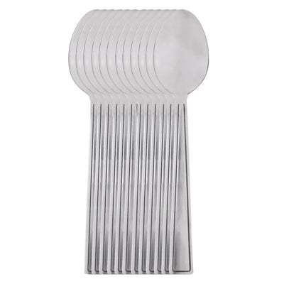 Jogo 12 Colheres para Mesa Logan 18,5cm Aço Inox - Rojemac Profissional