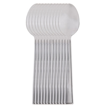 Jogo 12 Colheres para Mesa Logan 18,5cm Aço Inox - Rojemac Profissional