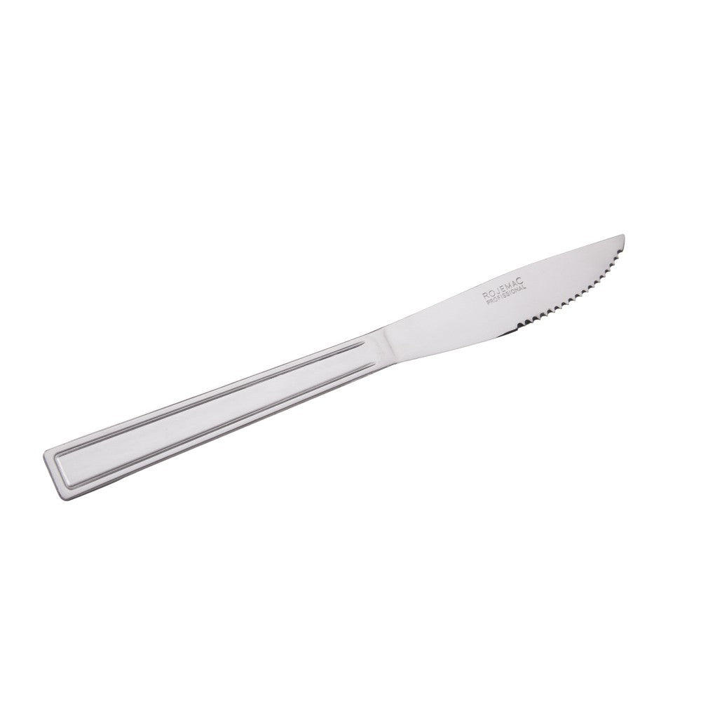 Jogo 4 Facas para Churrasco Logan 20,5cm Aço Inox - Rojemac Profissional