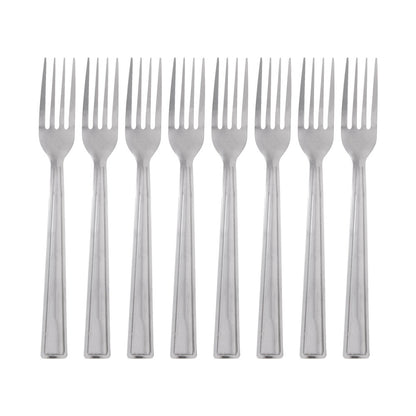 Jogo 8 Garfos para Mesa Logan 18,5cm Aço Inox - Rojemac Profissional