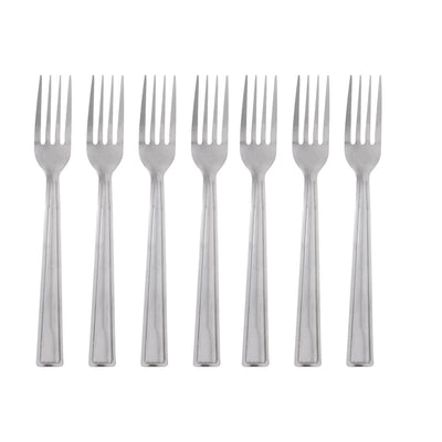 Jogo 8 Garfos para Sobremesa Logan 15,5cm Aço Inox - Rojemac Profissional