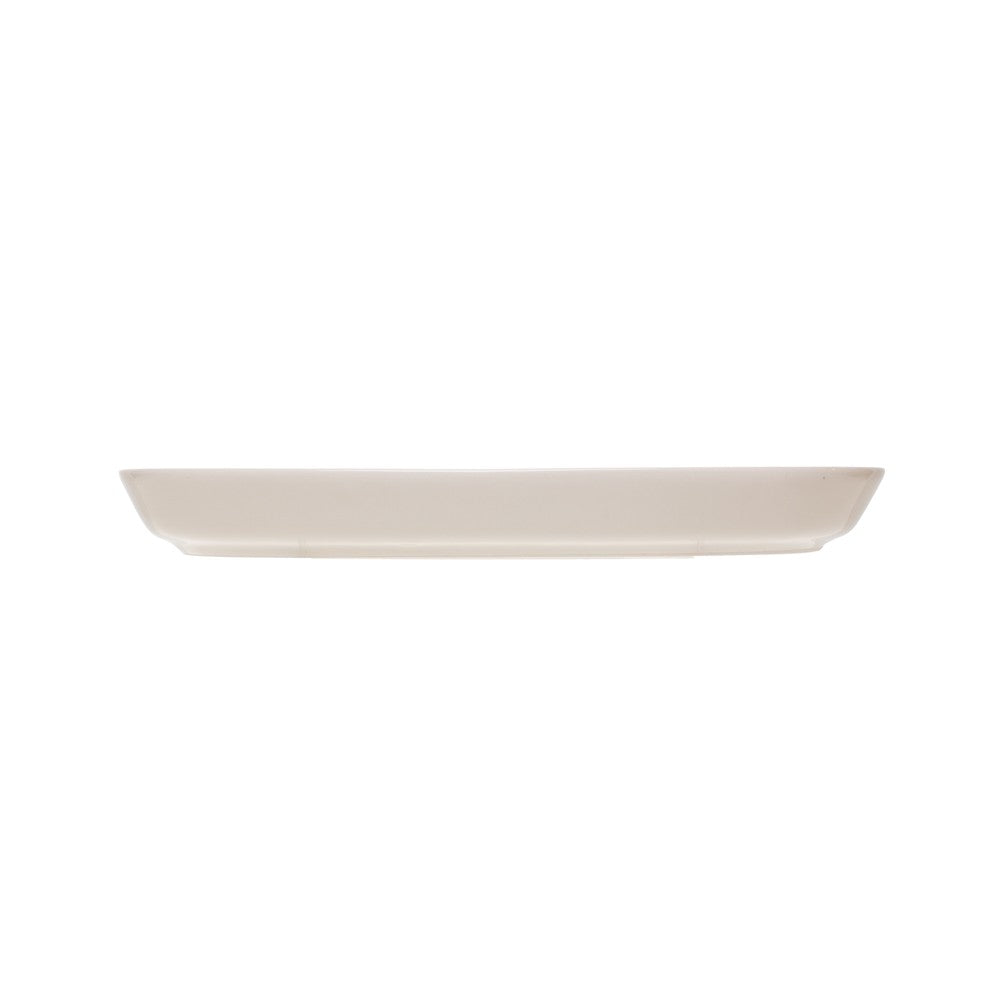 Jogo 2 Travessas Retangulares Herbelle 23cm x 12cm Branco Cerâmica - Wolff