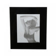 Porta-Retrato de Vidro Preto 15cm x 20cm - Wolff