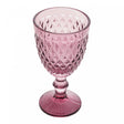 Taça de Água de Cristal Ecológico Bico de Abacaxi Lilás 320ml - Lyor