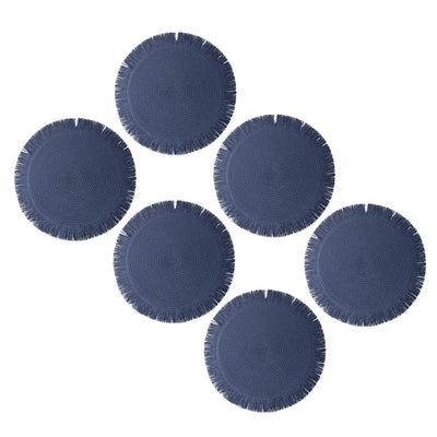 Jogo Americano 6 Peças Azul Escuro 38cm AM - Wolff