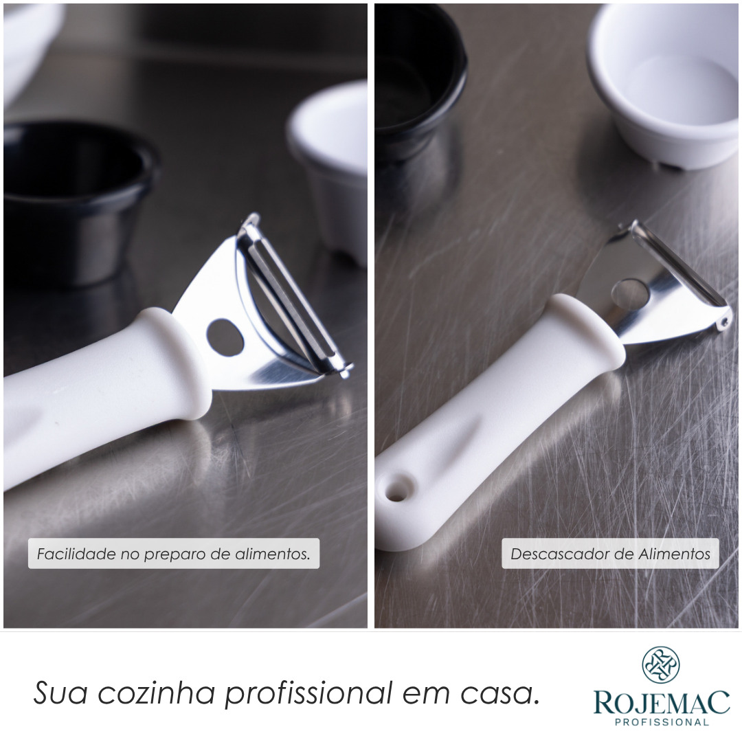 Descascador de Legumes 17cm Aço Inox - Rojemac Profissional