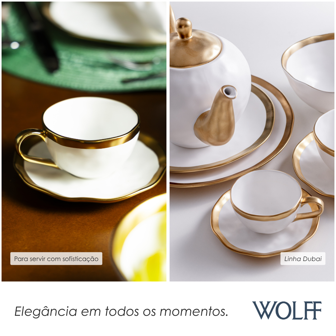 Xícara de Chá De Porcelana Dubai - Wolff