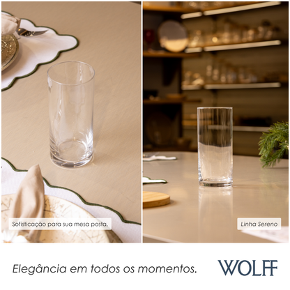 Copo Alto Opus Bohemia 350ml Cristal Ecológico - Wolff