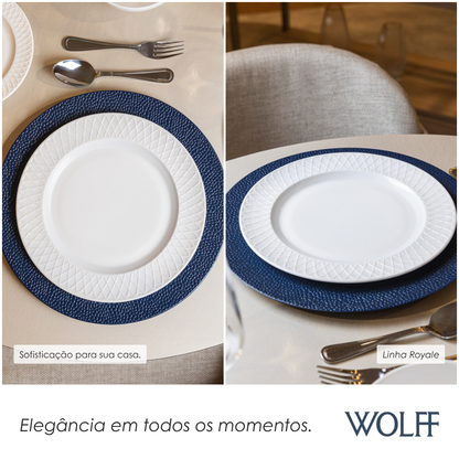 Prato Raso Royale 26,5cm Opalino - Wolff