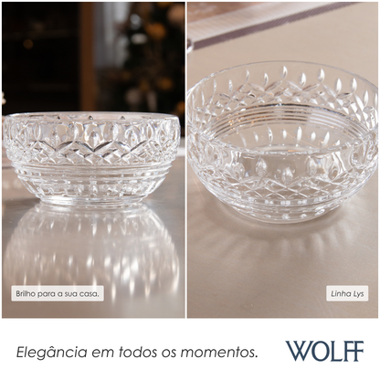 Bowl Lys 11cm x 5cm Cristal - Wolff