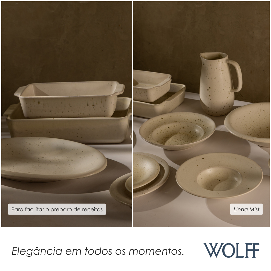 Refratário de Cerâmica Mist Branco Matte - Wolff