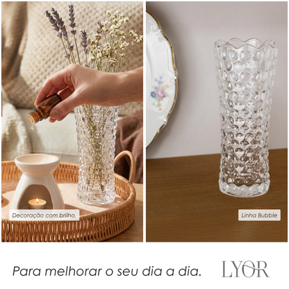 Vaso de Vidro Bubble - Lyor