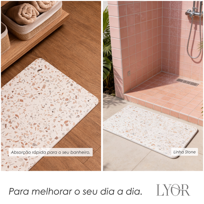 Tapete para Banheiro Stone Granilite Pedra Diatomita - Lyor