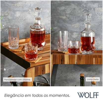 Copo Alto para Drink Stella 360ml Vidro - Wolff