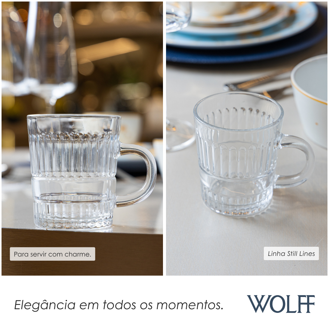 Caneca Frame 230ml Cristal - Wolff