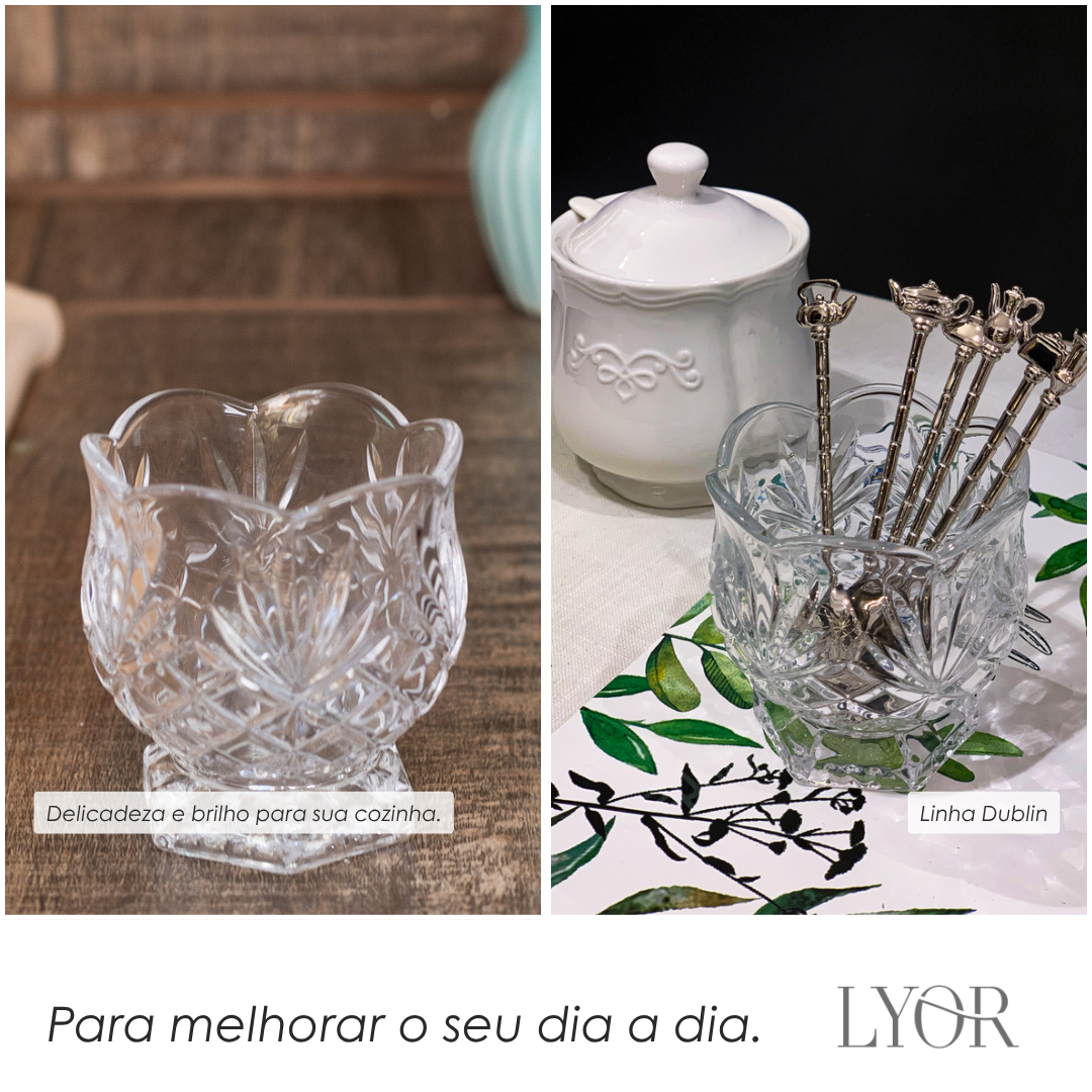 Porta Colher de Cristal Dublin - Lyor