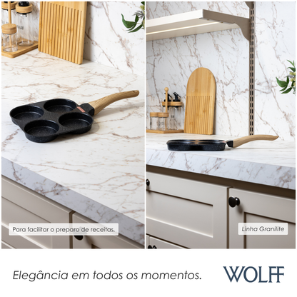 Frigideira de Indução com 4 Cavidades Granilite com Antiaderente - Wolff