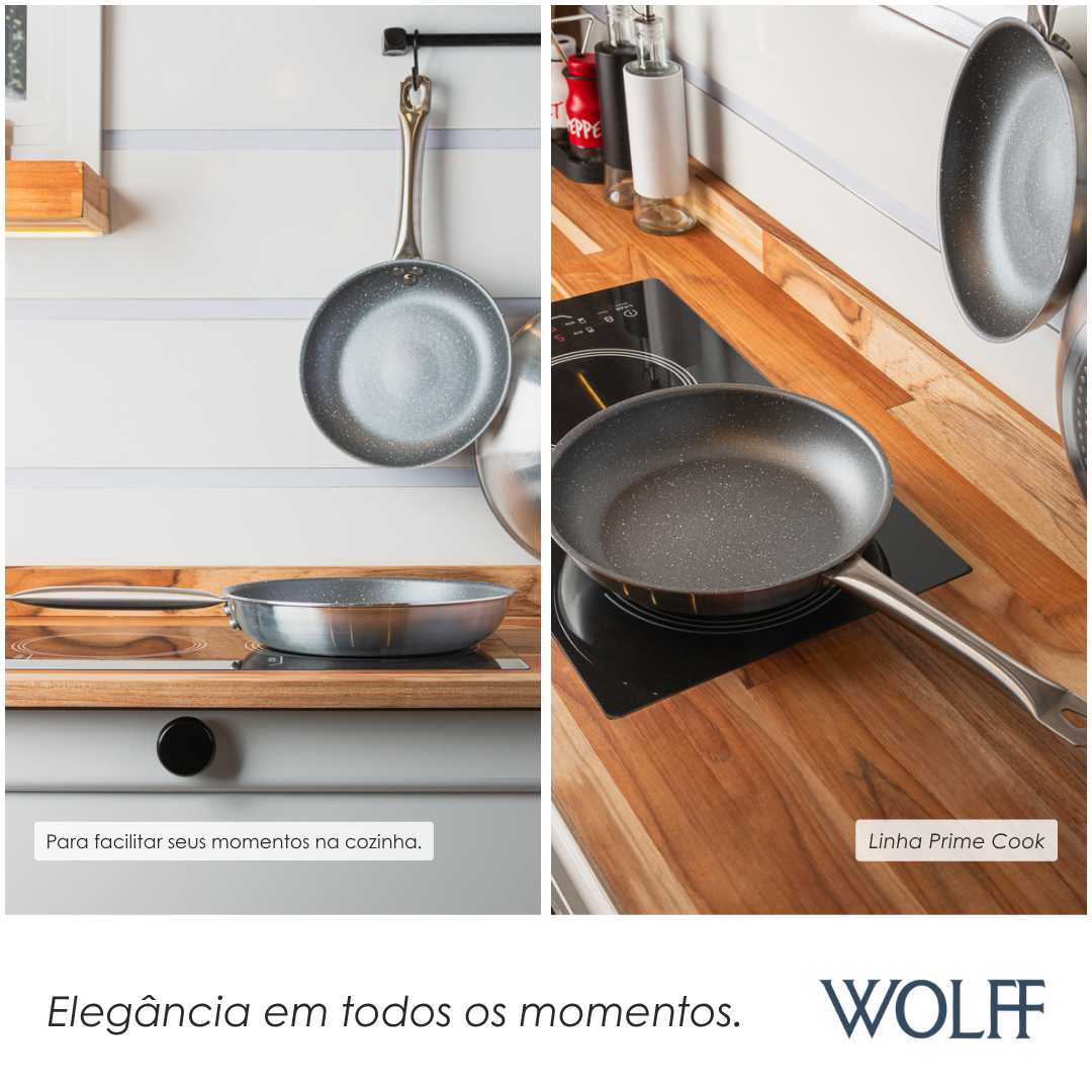 Frigideira de Indução Prime Cook com Revestimento Antiaderente - Wolff