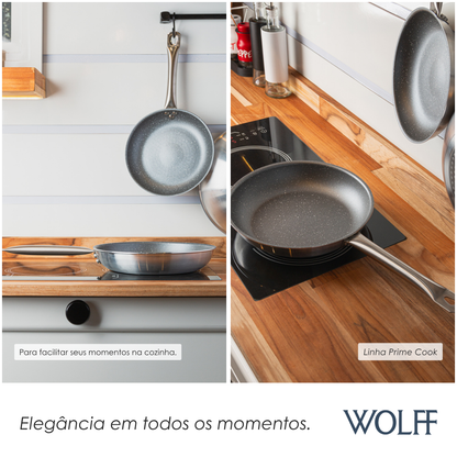 Frigideira de Indução Prime Cook com Revestimento Antiaderente - Wolff