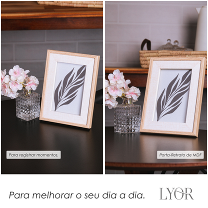 Porta Retrato de Mdf 10Cm X 15Cm - Lyor