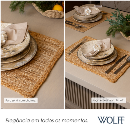 Lugar Americano 33cm x 45cm Juta - Wolff