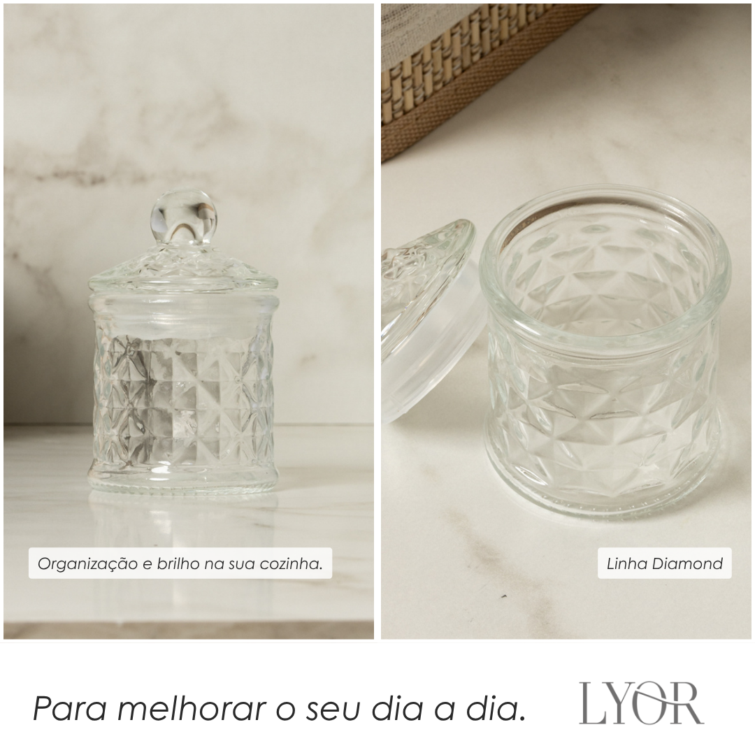 Pote Diamond Arena 75ml Vidro - Lyor