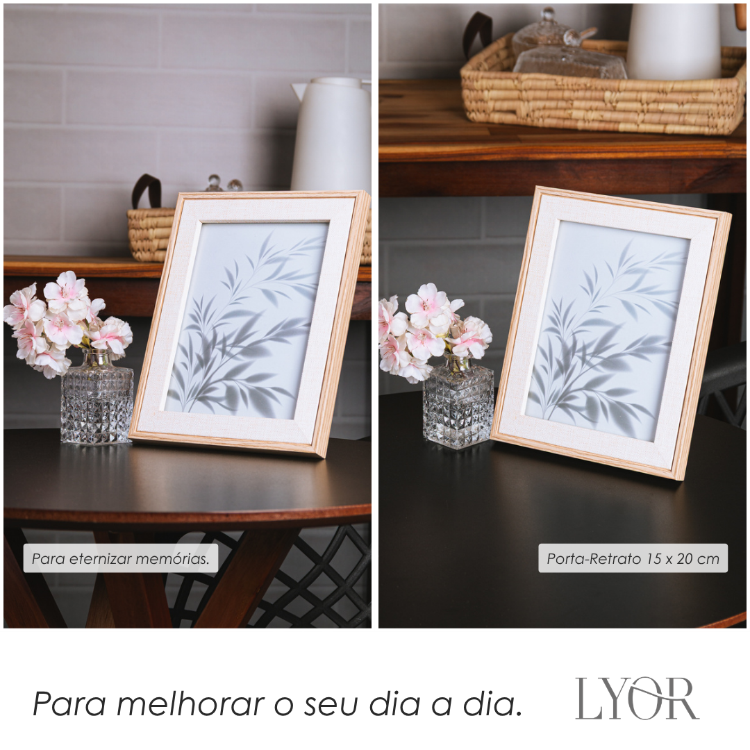 Porta Retrato de Mdf 15Cm X 20Cm - Lyor