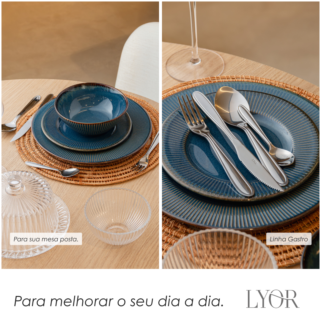 Faqueiro 24 Peças Gastro Aço Inox - Lyor