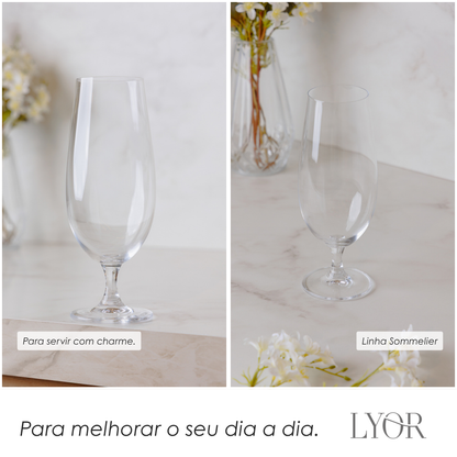 Taça de Degustação de Cerveja de Cristal Ecológico Bohemia Sommelier 400ml - Lyor