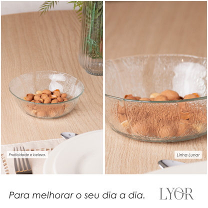 Bowl Lunar 14cm x 5cm Vidro - Lyor
