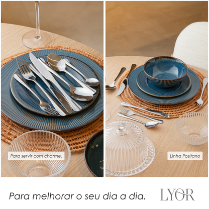 Colher de Chá Positano 12cm Aço Inox - Lyor