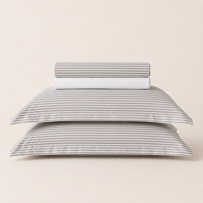 Jogo de Cama Queen Essencial Lines Toque 250 Fios Microfibra - Lyor