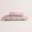 Colcha Matelassê Quadrat Solteiro com 1 Porta Travesseiro Rosa Microfibra - Lyor
