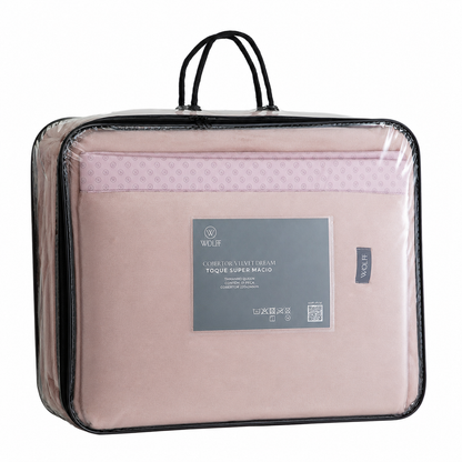 Cobertor Velvet Dream Queen Rosa Microfibra - Wolff
