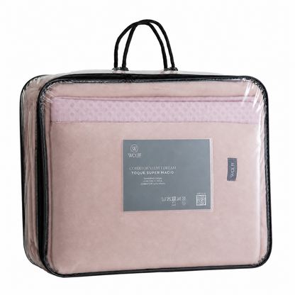Cobertor Velvet Dream Casal Rosa Microfibra - Wolff