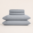Jogo de Cama Bordado Casal Belle Maison Cinza Microfibra - Lyor