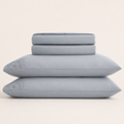 Jogo de Cama Bordado King Belle Maison Cinza Microfibra - Lyor