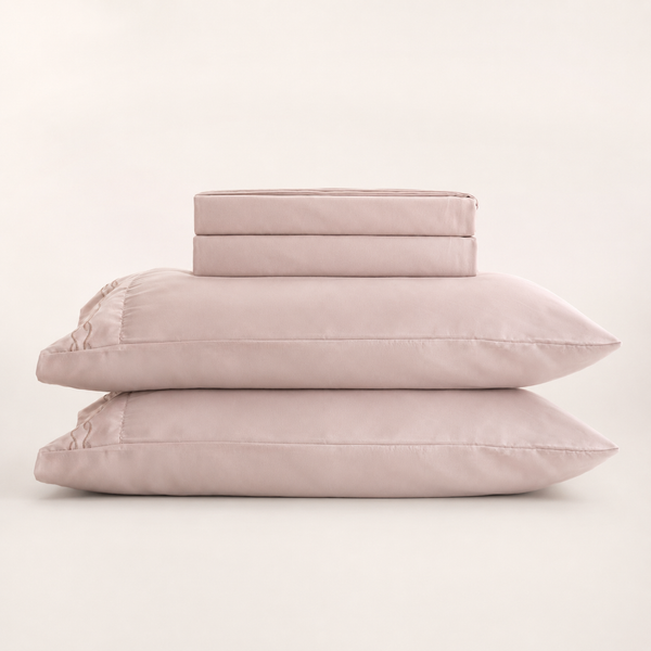 Jogo de Cama Bordado Casal Duquesa Rosa Microfibra - Lyor