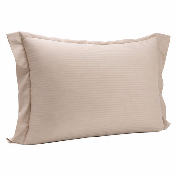 Fronha Brisa 50cm x 70cm Toque 200 Fios Bege Microfibra - Lyor