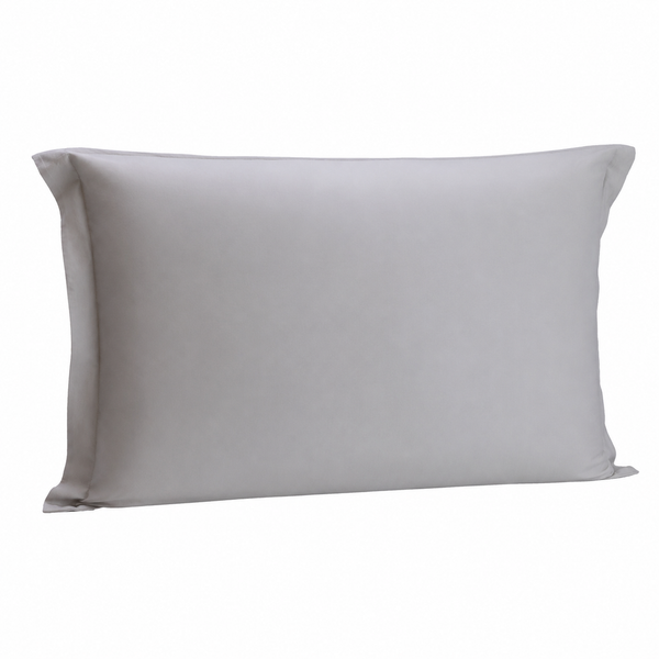 Fronha Saphira 50cm x 70cm Toque 300 Fios Cinza Microfibra - Lyor