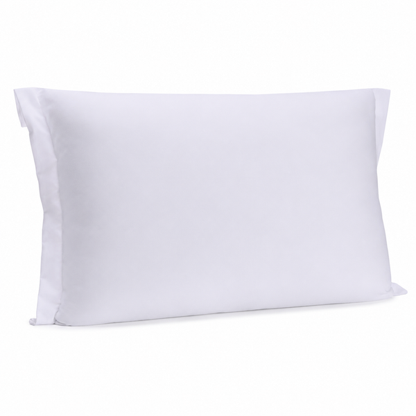 Fronha Saphira 50cm x 70cm Toque 300 Fios Branco Microfibra - Lyor