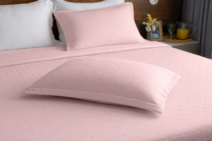 Fronha Saphira 50cm x 70cm Toque 300 Fios Rosa Microfibra - Lyor