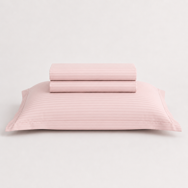 Jogo de Cama Solteiro Brisa Toque 200 Fios Rosa Microfibra - Lyor