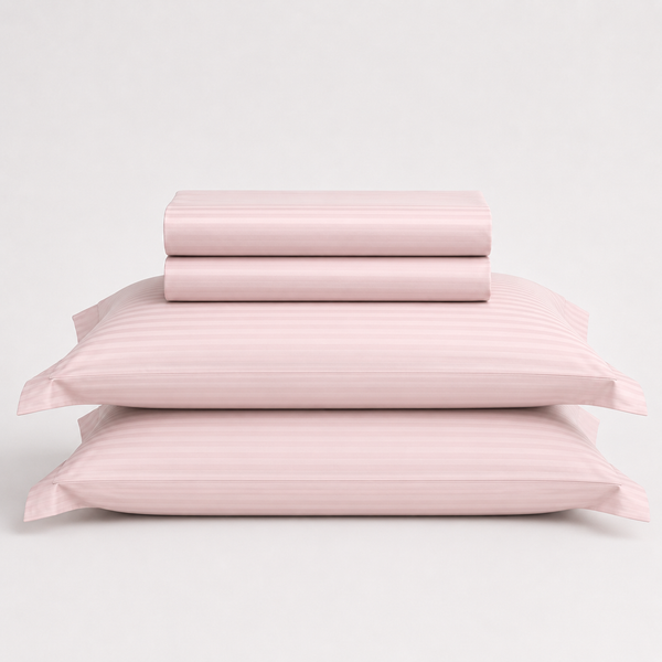 Jogo de Cama Casal Brisa Toque 200 Fios Rosa Microfibra - Lyor