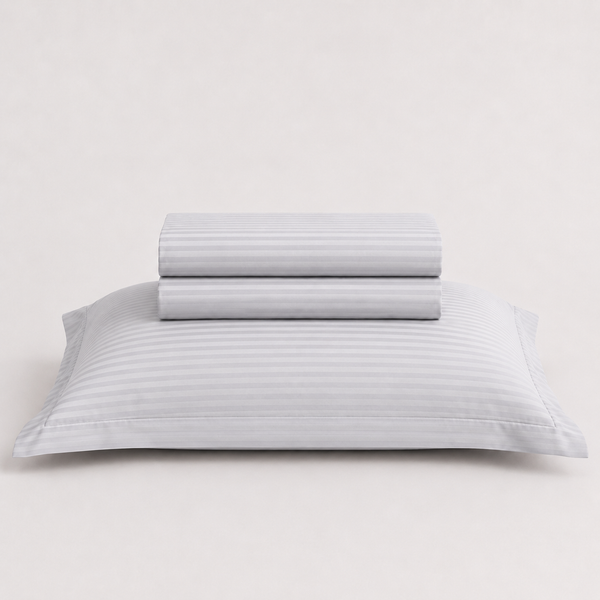 Jogo de Cama Solteiro Brisa Toque 200 Fios Cinza Microfibra - Lyor