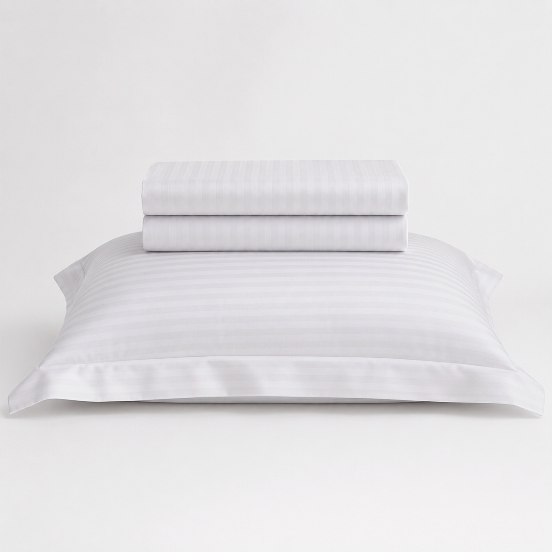 Jogo de Cama Solteiro Brisa Toque 200 Fios Branco Microfibra - Lyor