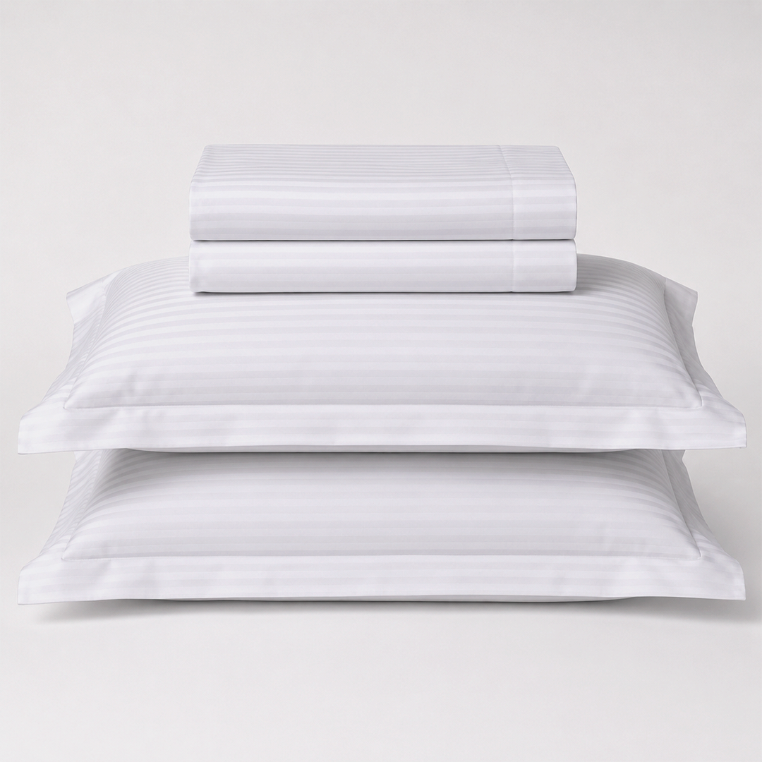 Jogo de Cama Queen Brisa Toque 200 Fios Branco Microfibra - Lyor