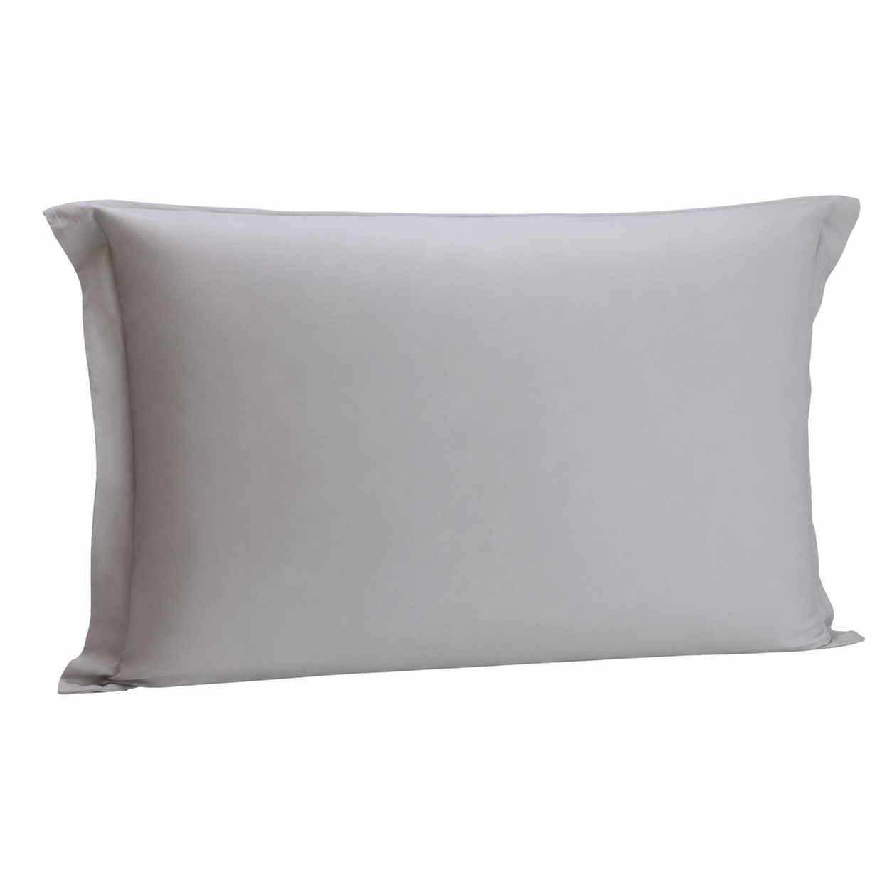 Fronha Saphira 50cm x 70cm Toque 300 Fios Cinza Microfibra - Lyor