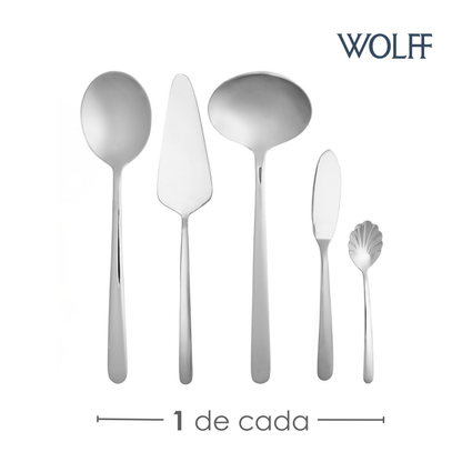 Faqueiro 35 Peças Viena Aço Inox - Wolff