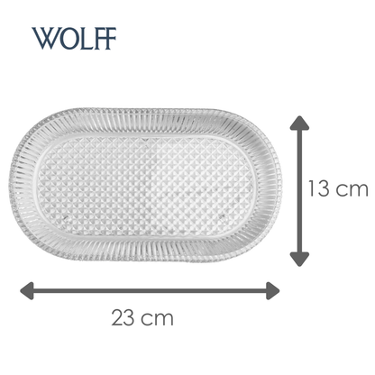 Travessa Balloon 23cm x 13cm x 2cm Cristal Ecológico – Wolff